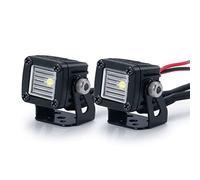 Ujjdwiurgh Modified Headlights Spotlights Car Top Lights Bumper Lights for SCX10 TRX4 TRX6 1/10 RC Crawler Car,D