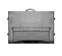 Ujjdwiurgh Monitor Carrying Case Computer Monitor Bag with Pockets Adjustable Travel Carrying Case for 24-27In Desktop Monitor,A