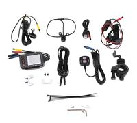 Ujjdwiurgh Motorcycle Camera Dash Cam, 2Inch IPS Screen 1080P+720P Dual AHD Bike Dashcam G-Sensor Parking Mode Driving Recorder Black