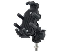 Ujjdwiurgh Motorcycle Fork Stem Phone Mount with Vibration Dampener, Adjustable Motorcycle Cellphone Holder Screw Mount Easy Install - M8