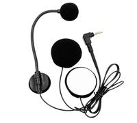 Ujjdwiurgh Motorcycle Helmets Intercom Mic Headset 2 Speakers 32Ω Microphone for Half-Motorcycle Helmet Elbow Plug