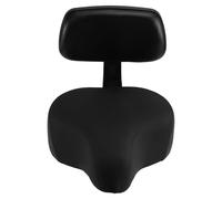 Ujjdwiurgh Mountain Bike Electric Vehicle Saddle Seat Pad with Back Rest-Universal Fit for Tricycles