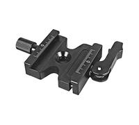 Ujjdwiurgh Mounting Plate Clamp Double Lock Mounting Plate Clamp Quick Release Plate Clamp Adjustable Knob Adapter for Tripod Ball Head -06