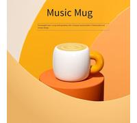 Ujjdwiurgh MP3 Player 700mAh Mini Wireless Bluetooth 5.4 Speaker Horn 5W Loud Portable Metal Speaker HiFi Sound Green