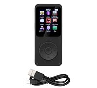 Ujjdwiurgh MP4 MP3 Bluetooth Player Mini Student 1.8 Inches Screen 64G Plug Card Sports Music Player