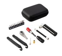 Ujjdwiurgh Multi Function Bicycle Tool Kit Bike Repair with Mini Pump, Ratchet Reversible Tool for Camping and Travel