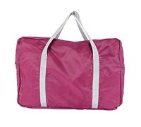 Ujjdwiurgh Multifunction Large Capacity Casual Folding Waterproof Luggage Storage Bags Suitcase Handbag Organizer Tote Bag Burgundy