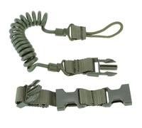 Ujjdwiurgh Multifunctional Lanyard Safety Rope Crazy Spring Wear- Elastic Keychain Lanyard Dark Green