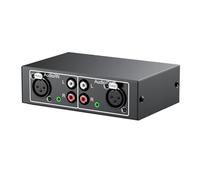 Ujjdwiurgh Multifunctional Noise Isolator Audio Current Noise Eliminator Dual Lotus XLR Port Amplifier Audio Noise Filter