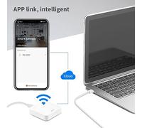 Ujjdwiurgh Multifunctional Tuya Graffiti Multimode Gateway Smart Home Control Mini Wireless Zigbee Bluetooth Gateway Easy to Use