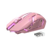Ujjdwiurgh Mute Backlit Wireless Mouse 2.4G Computer Mouse Laptop USB Rechargeable Cute Gaming Mouse Wireless