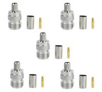 Ujjdwiurgh N-Type Female Crimping -5 Connector Antenna Connector 5D-FD LMR300 Wire Crimping