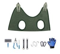 Ujjdwiurgh Nail Scissors Anti-Scratch Bite Fixed Bag Pet Grooming Hammock Hanging Pet Supplies Set