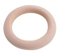 Ujjdwiurgh Natural wooden rings, diameter 50mm