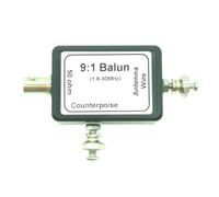 Ujjdwiurgh New 9: 1 Balun Long Line Antenna Impedance Converter Balun 1.8-30MHz