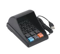 Ujjdwiurgh New A600 USB 15-Key Anti-Peep Password Keyboard with Beeping Sound Plug & Play Suitable for POS System Password Input