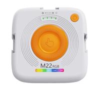 Ujjdwiurgh New M22 RGB Magnetic Pocket Light Video Conference Mobile Phone Fill Light Camera Photo Live Photography Live Light B