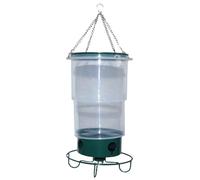 Ujjdwiurgh New Models of Telescopic Suspension Bird Feeder Bird House Green&Transparent 1 Piece