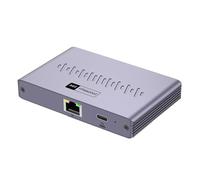 Ujjdwiurgh New Network Cable Splitter 1 to 4 Gigabit Network Distributor Simultaneous Internet Access, RJ45 Network Switch Extender