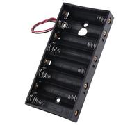 Ujjdwiurgh New Plastic 8 X 1.5V AA 2A CELL Battery Holder Storage Box standard 12V Case With Lead Wire