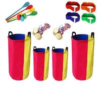 Ujjdwiurgh New Potato Bag Game Potato Sack Race, Game Potato Sack Race, 3 Leg Race Suitable for Adult Family Lawn Yard Daytime Game