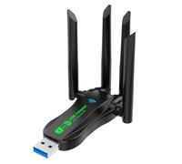Ujjdwiurgh New USB Network Card 1300M Bluetooth 5.0 2-in-1 Computer 2.4G 5GHZ Wireless WiFi Receiver 2.4G Dual-Band Through Walls