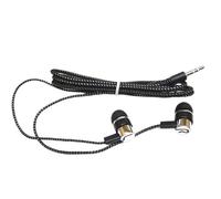 Ujjdwiurgh Noise-Canceling Stereo In-Ear Headphones 3.5mm Wired Earbuds Mobile Phone Compatible Super Strong Audio Earphone Silver Black