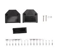 Ujjdwiurgh OBD2 OBD II 16 pin connector socket Diagnostic Tool Adapter OBD connector + Enclosures + Terminal + screws