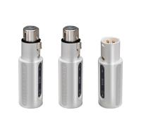 Ujjdwiurgh One to Two Wireless XLR Transmitter Receiver Dynamic Microphone Support 2.4G Audio System Sound