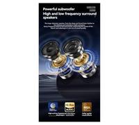 Ujjdwiurgh Outdoor Portable Bluetooth Speaker RGB Lights, 80W Loud, Waterproof IPX6, Deep, Studio Quality Sound, Party Pool Ready