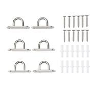 Ujjdwiurgh Oval Eye Guard U Shaped Hook Ceiling Wall Mounting Tie Down Rigging Fitness Swing Sandbag Fixing Device