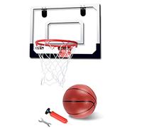 Ujjdwiurgh Over the Door Basketball Hoop Non Perforated Wall Mounted Children'S Basketball Rack with Ball for Kids Adults Bedroom Basketball Hoop Office Mini Hoop