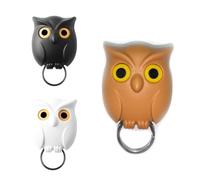 Ujjdwiurgh Owl Key Holder Magnetic Wink Key Hooks Cute Mini Owl Keying Holder for Wall Hanging Decoration 3Pcs