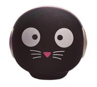 Ujjdwiurgh Owl Speaker Portable Rechargeable Stereo Long-Lasting Battery Life Dual-Link Speaker High-Definition Sound Quality Black