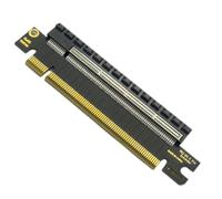 Ujjdwiurgh PCI-E to PCI-E 16X Convert Adapter - 180 Degree Slot Connectors, Supports PCI Express 5.0 X16 Gen3-5