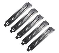 Ujjdwiurgh PCI Slot Cover Cover Dust Filter Blanking Board Ventilation PC Computer Case with Screws 5Pcs