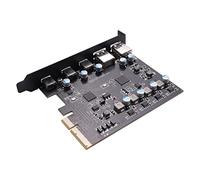 Ujjdwiurgh PCIe to USB 3.2 Gen 2 Adapter Card PCI Express Expansion Card PCI-E Add-on Cards Riser for PC 10/8/7 and