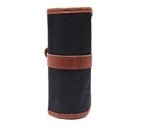 Ujjdwiurgh Pencil Wrap Curtain Pencil Bag Makeup Wrap Holder Storage Pouch Thick Canvas Stationery Organizer 48 Slot