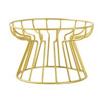 Ujjdwiurgh Pet Bowl Stand, Nordic Cat Bowl High Stand, Bowl Stand, Anti-Cervical Spondylosis and Anti-Turnover Cat Food Bowl Gold