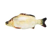 Ujjdwiurgh Pet Cat Toys Cute Fish Shape Chewing Toy Simulation Stuffed Fish with Catnip Pet Interactive Toy for Cats Kitten 20cm