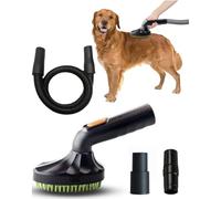 Ujjdwiurgh Pet Massage Tool Hose- Shedding Brush Vacuum Attachment Kit 32/35mm Adapter for Pet Grooming Vacuum Cleaner Tool