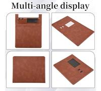 Ujjdwiurgh Phone Holder Mouse Pads Portable Folding Mousepad Pen Holder Mouse Pad With Non-Slip Base, For Wireless Mouse