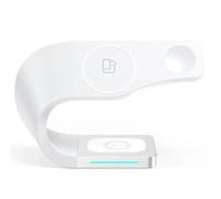 Ujjdwiurgh Phone Stand Magnetic Wireless Charger 4 in 1 Fast Charging Station Universal for Mobile Phones White