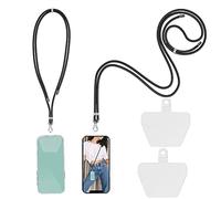 Ujjdwiurgh Phone Strap, Hanging Mobile Phone Lanyard Holder with 2 Pieces Clear Patch Universal Cell Phone Lanyard