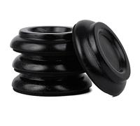 Ujjdwiurgh Piano Caster Cups Piano Wheels Upright Piano Leg Foot Pads Protectors Wood Set of 4, Black