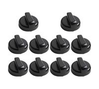 Ujjdwiurgh Plastic 10 Outdoor Gas Heater Knobs, Replacement Knobs for Patio Heaters, Gas Fireplaces and BBQS