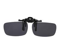 Ujjdwiurgh Polarized Rimless Rectangle Gray Lens Flip Up Clip on Sunglasses Eyeglass