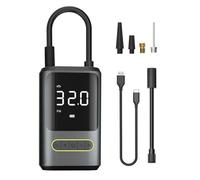 Ujjdwiurgh Portable Electric Pump Inflator Wireless Air Pump USB Type-C Rechargeable 4000mAh Battery for Bike Motorcycle Car