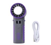 Ujjdwiurgh Portable Handheld Fan Outdoor Semiconductor Refrigeration Air Cooler Fan 2000mAh Battery Rechargeable Cold Fan,A