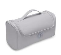 Ujjdwiurgh Portable Hidden Hook Hair Dryer Box, Anti-Slip Hairdressing Tool Bag, Waterproof Large-Capacity Storage Bag Gray